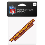 Washington Football Team Decal 4x4 Perfect Cut Color-0