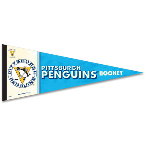 Pittsburgh Penguins Pennant 12x30 Premium Style Vintage Design Special Order-0