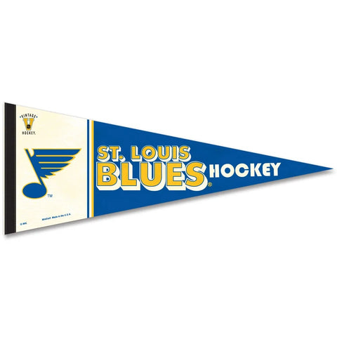 St. Louis Blues Pennant 12x30 Premium Style Vintage Design-0