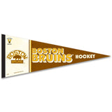Boston Bruins Pennant 12x30 Premium Style Vintage Design-0