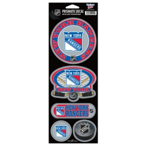 New York Rangers Stickers Prismatic-0