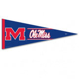 Mississippi Rebels Pennant 12x30 Premium Style-0
