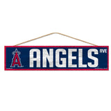 Los Angeles Angels Sign 4x17 Wood Avenue Design-0