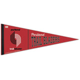 Portland Trail Blazers Pennant 12x30 Premium Style Hardwoods Design-0