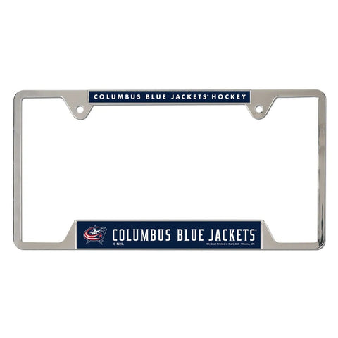 Columbus Blue Jackets License Plate Frame Metal Special Order-0