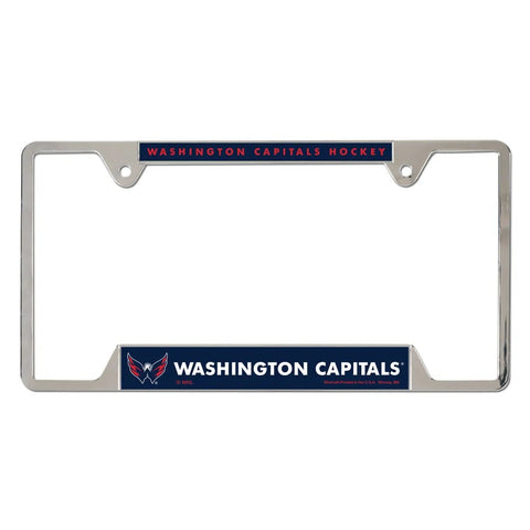 Washington Capitals License Plate Frame Metal-0