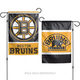 Boston Bruins Flag 12x18 Garden Style 2 Sided-0