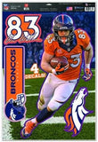 Denver Broncos Decal 11x17 Multi Use Wes Welker Design-0