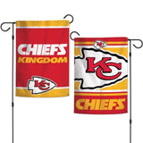 Kansas City Chiefs Flag 12x18 Garden Style 2 Sided Slogan Design-0
