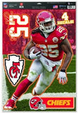 Kansas City Chiefs Decal 11x17 Multi Use Jamaal Charles Design-0