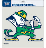 Notre Dame Fighting Irish Decal 8x8 Die Cut Color-0