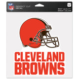 Cleveland Browns Decal 8x8 Die Cut Color-0