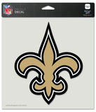 New Orleans Saints Decal 8x8 Die Cut Color-0