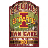 Iowa State Cyclones Sign 11x17 Wood Fan Cave Design - Special Order-0