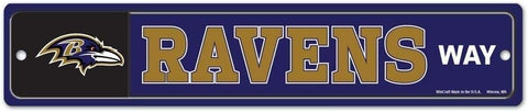 Baltimore Ravens Sign 3.75x19 Plastic Street Style - Special Order-0