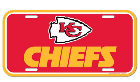 Kansas City Chiefs License Plate-0