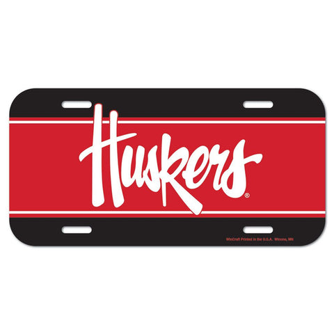 Nebraska Cornhuskers License Plate-0