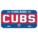 Chicago Cubs License Plate Plastic-0