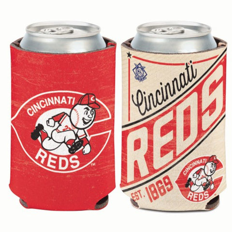 Cincinnati Reds Can Cooler Vintage Design Special Order-0