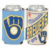 Milwaukee Brewers Can Cooler Vintage Design Special Order-0