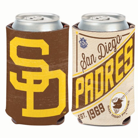 San Diego Padres Can Cooler Vintage Design Special Order-0