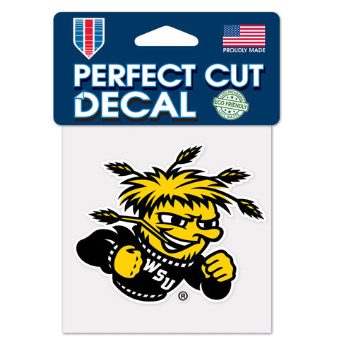 Wichita State Shockers Decal 4x4 Perfect Cut Color - Special Order-0