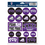TCU Horned Frogs Decal Sheet 5x7 Vinyl-0