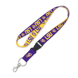 LSU Tigers Lanyard with Detachable Buckle-0