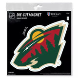 Minnesota Wild Magnet 6.25x9 Die Cut Logo Design - Special Order-0