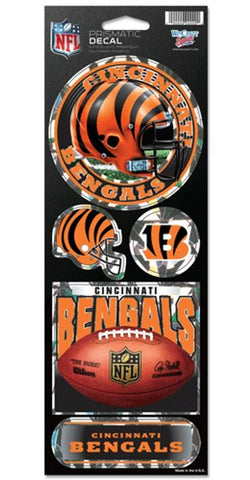 Cincinnati Bengals Stickers Prismatic-0