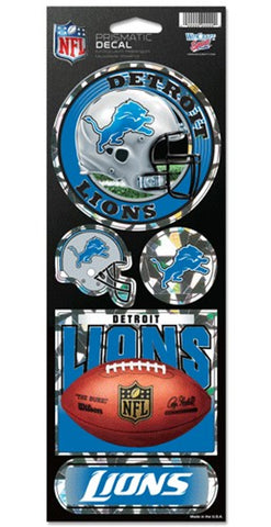 Detroit Lions Stickers Prismatic-0