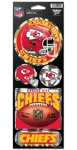 Kansas City Chiefs Stickers Prismatic-0
