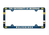 Michigan Wolverines License Plate Frame - Full Color-0
