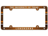 Texas Longhorns License Plate Frame - Full Color-0