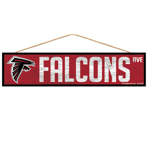 Atlanta Falcons Sign 4x17 Wood Avenue Design-0