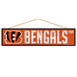 Cincinnati Bengals Sign 4x17 Wood Avenue Design-0