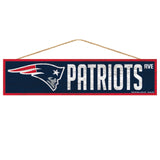 New England Patriots Sign 4x17 Wood Avenue Design-0