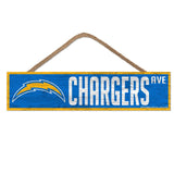 Los Angeles Chargers Sign 4x17 Wood Avenue Design-0