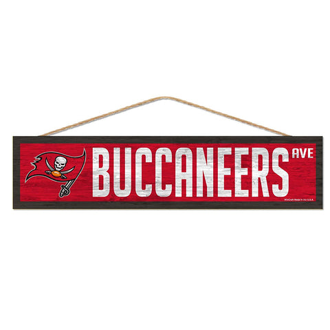 Tampa Bay Buccaneers Sign 4x17 Wood Avenue Design-0