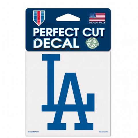 Los Angeles Dodgers Decal 4x4 Perfect Cut Color-0