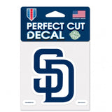 San Diego Padres Decal 4x4 Perfect Cut Color-0