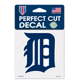 Detroit Tigers Decal 4x4 Perfect Cut Color Blue - Special Order-0