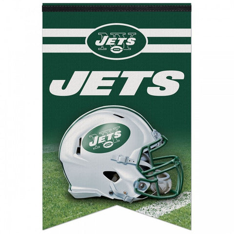 New York Jets Banner 17x26 Pennant Style Premium Felt-0