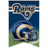 St. Louis Rams Banner 17x26 Pennant Style Premium Felt-0