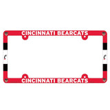 Cincinnati Bearcats License Plate Frame Plastic Full Color Style-0