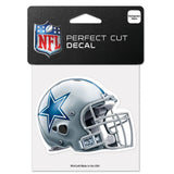 Dallas Cowboys Decal 4x4 Perfect Cut Color Helmet Design-0