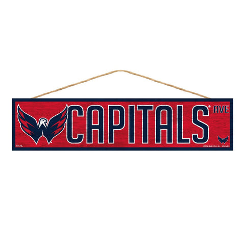 Washington Capitals Sign 4x17 Wood Avenue Design-0