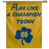 Notre Dame Fighting Irish Banner 28x40 Vertical PLACT Design-0