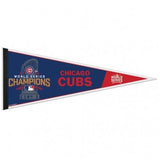 Chicago Cubs Pennant 12x30 2016 World Series Champs Celebration without Players Design-0