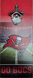 Tampa Bay Buccaneers Sign Wood 5x11 Bottle Opener Slogan-0